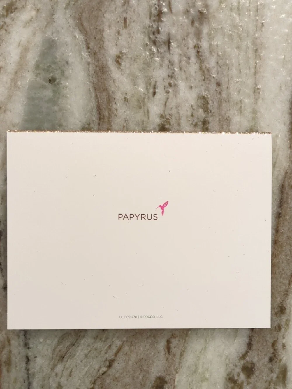 Papyrus boxed note